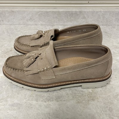 GH Bass Weejuns 90 Layton II Kiltie Loafer Mens 8.5 D Tan Suede 