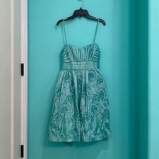 Windsor Teal Floral Dress Size 9/10