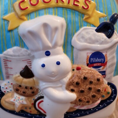 Pillsbury Doughboy Danbury Mint Cookie Jar 2002 | eBay Pillsbury Doughboy Danbury Mint Cookie Jar 2002 | eBay