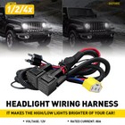 <!--F#f_0-->4x Car Halogen Headlight Bulb Light Relay Wiring Harness Socket Plug Wire H4<!--F/-->