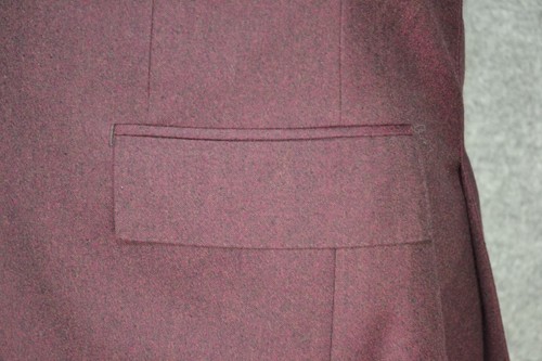 J. Crew Ludlow Wool Blazer Mens 36S Burgundy 2 Button Vitale Barberis Italy - Picture 7 of 20
