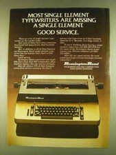1980 Remington Rand Typewriter Ad - Missing Element thumbnail