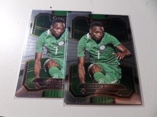 2017-18 Panini Select Soccer #58 Ahmed Musa Nigeria 2 Lot
