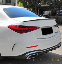 HECKSPOILER FÜR MERCEDES C KLASSE W206 LIMO GLANZ SCHWARZ LACKIERT HECKFLÜGEL