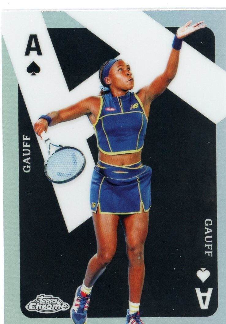 2024 Topps Chrome Tennis Aces Insert COCO GAUFF No. CAS-CG! | eBay