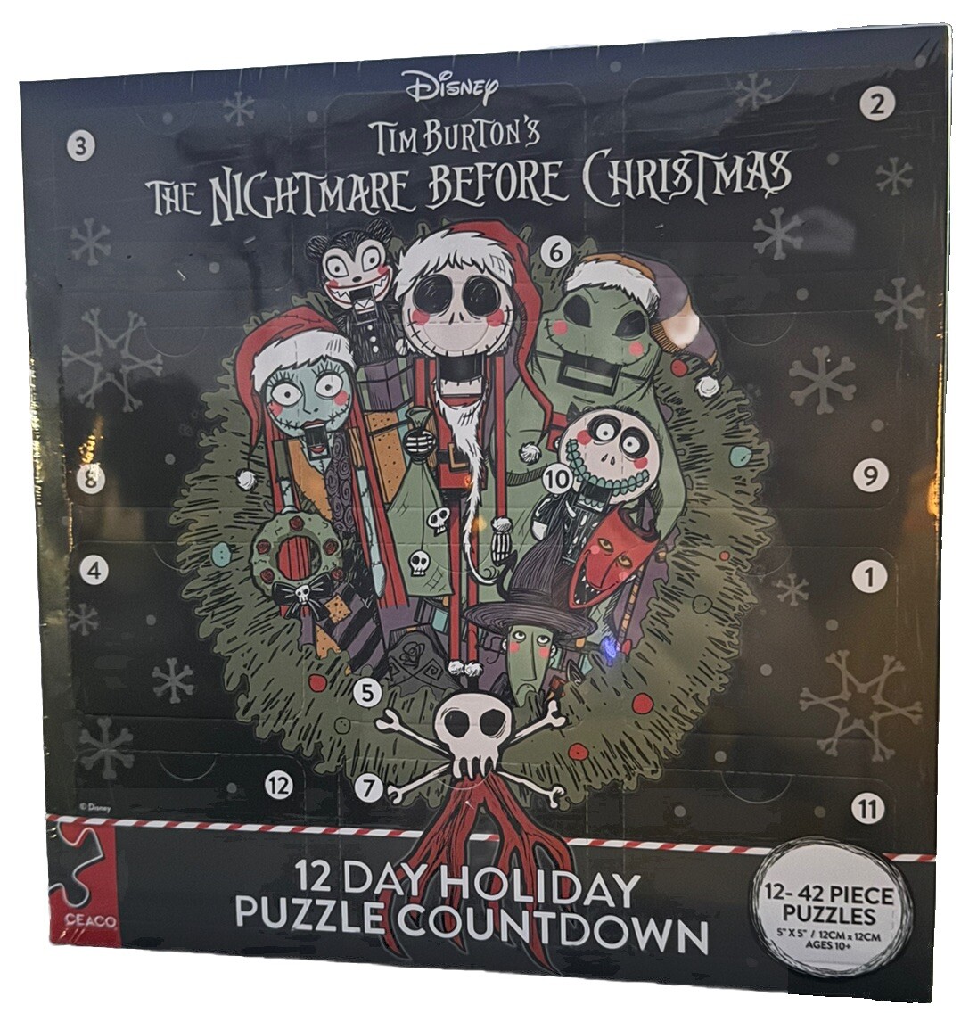 TDR 他 NIGHTMARE BEFORE CHRIRTMAS 12個 New Nightmare Before Christmas 12 Day Advent Calendar 12 Puzzle