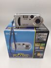 Sony Cyber-shot Dsc-P51 2.0 Mp Digital Camera Silver -Tested W/o Memory Card