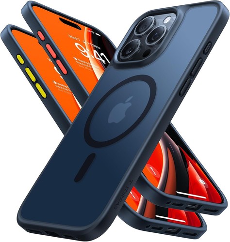 Custodia Militare Estuches Per IPhone 16 Pro Max 6.9" - Antiurto, Nera