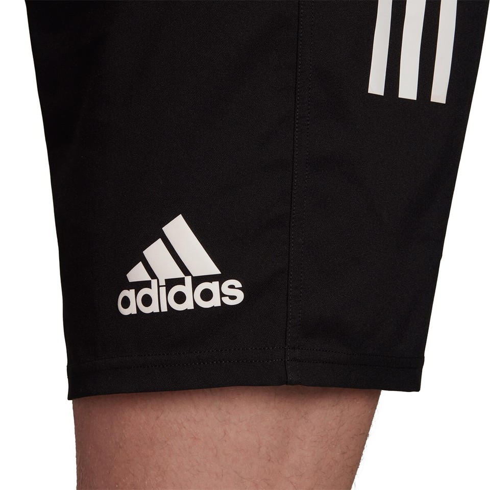 adidas Mens Teamwear 3S Rugby Match Shorts XLarge Black Brand New