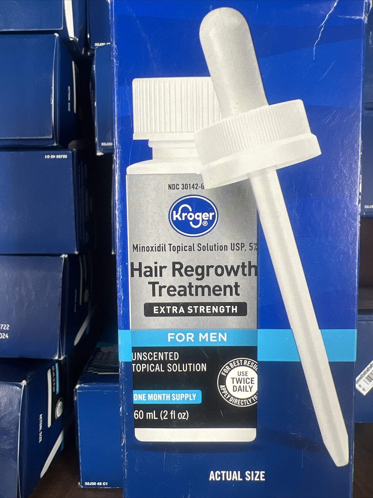 Kroger Hair Regrowth Men 5 Minoxidil Topical 3 month Supply EXP 7/2024