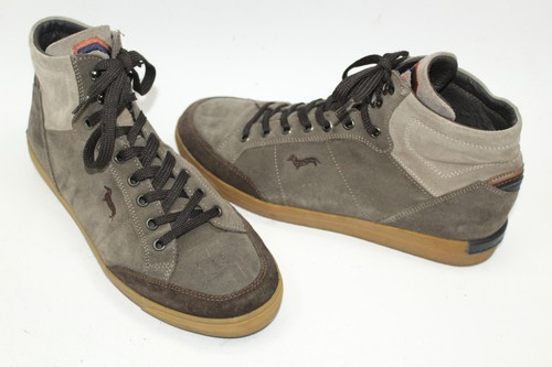 HARMONT E BLAINE men shoes sz 7.5 Europe 40 grey suede S9159 - 第 2/7 張圖片
