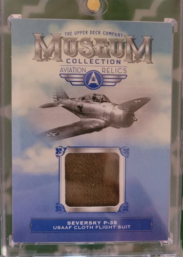 2019 UD Goodwin Champions: Museum Collection Seversky P-35 USAAF Flight Suit