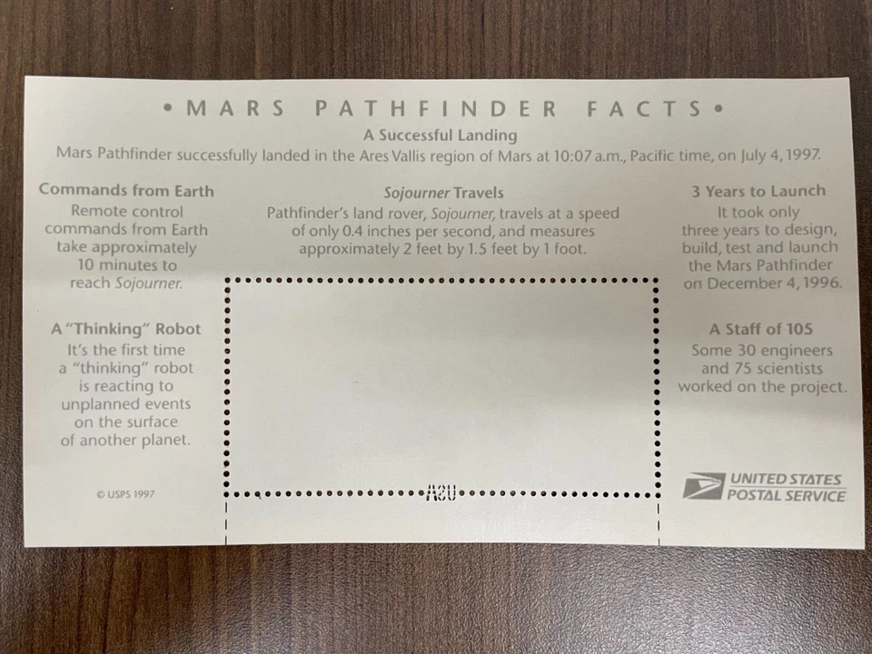 Lote de 54 hojas de recuerdo conmemorativas Scott #3178 Mars Pathfinder de $3 - MNH Foto 2 de 2