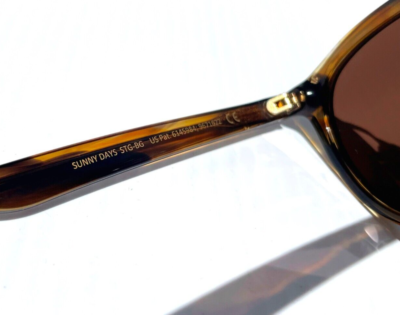 NEW Maui Jim SUNNY DAYS Honey Smoke POLARIZED Bronze GLASS