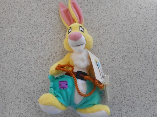 DISNEY STAR BEAN BAG PLUSH WINNIE THE POOH YIPPEE YAY RABBIT WITH TAG ...