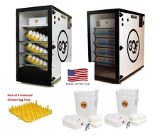 NEW GQF 1502/1550 Combo Incubator Hatching Package with Trays + 2 Water Systems