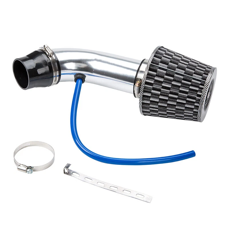 Kit de inducción de filtro de admisión de aire frío para automóvil Kit de sistema de manguera de flujo de alimentación de tubería Foto 3 de 4