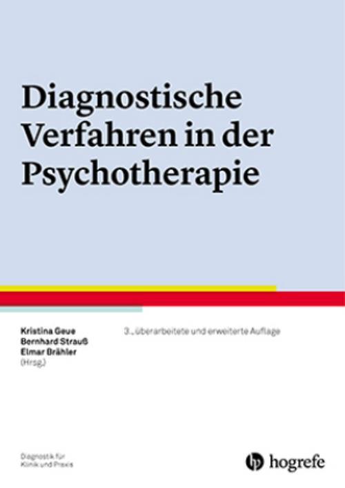 Thumbnail - Diagnostische Verfahren In Der Psychotherapie (diagnostik Für Klinik
