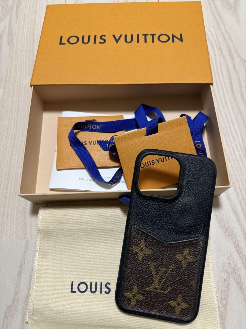 Louis Vuitton 極美品 iPhone 13Pro ケース エクリプス Louis Vuitton iPhone 13 Pro Case Monogram Eclipse Engraving