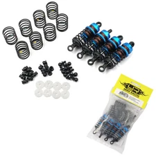 Yeah Racing BBG-0055BU Alum Big Bore Go 55mm Damper (4) Blue : 1/10 Touring Car