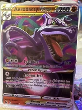 Aerodactyl VSTAR Shiny Holo 💥Fan Art 💥Card Limited Edition Collectable Card