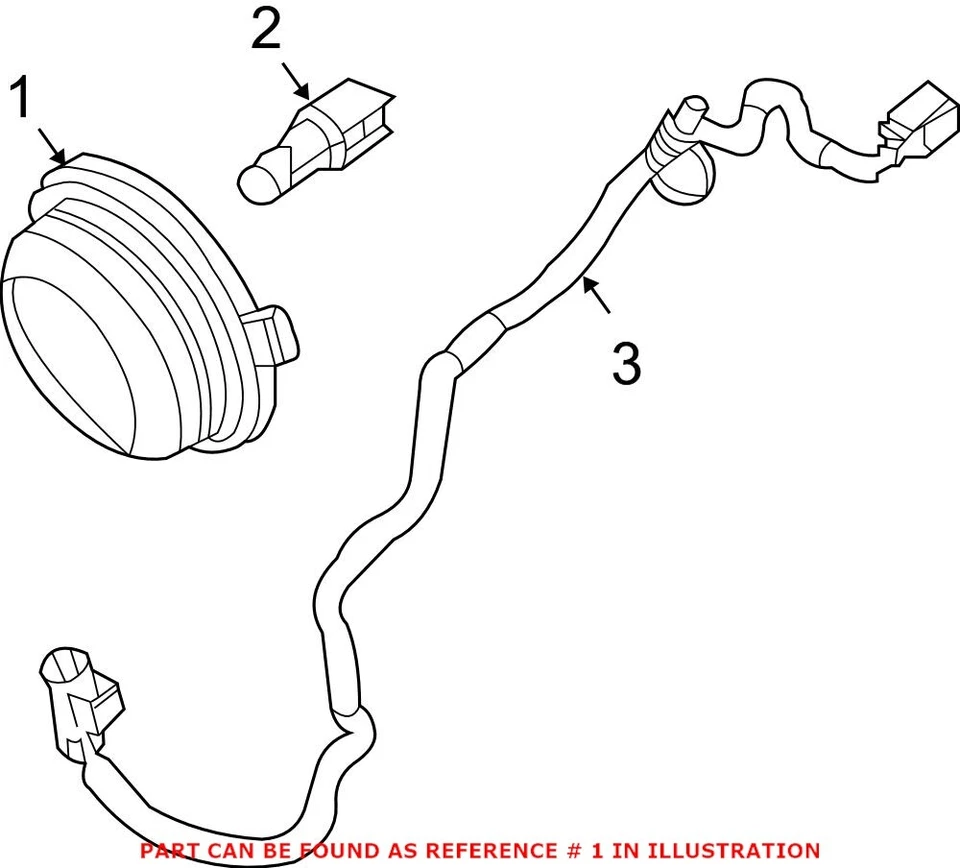 Luz marcadora lateral izquierda conductor delantero Mopar original OEM para Jeep Wrangler 07-18 Foto 3 de 3
