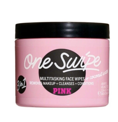 Victorias Secret PINK One Swipe Multi-Tasking Face Wipes ~ 45 Wipes