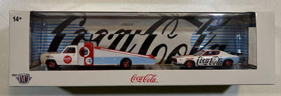 NEW 2025 M2 Coca-Cola TW38 1974 Dodge Ramp Truck & 1971 Dodge