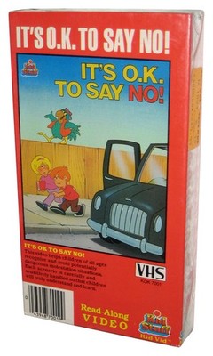 Es Hat O. K. To Say Kein ! Kid Stuff Read-Along (1985) Film Vhs-Video Klebeband