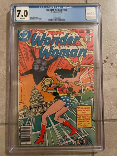 WONDER WOMAN #244 (1978) comic - CGC graded 7.0 (FN/VFN) WHITE PAGES