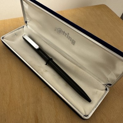Rotring Drehkugelschreiber Vintage Mit Box Schwarz