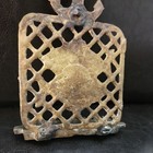 Vintage  Judaica Brass menorah Hanukkah Oil Menorah Fish  Jewish. — photo 5