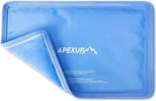 APEXUP Gel Ice Packs for Injuries Reusable, Flexible Double Sided Small-1PK 