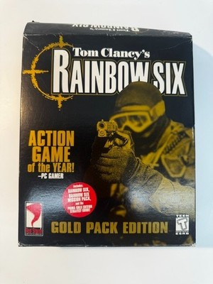 Tom Clancy's Rainbow Six: Gold Pack Edition PC Game Big Box, 2 Factory  CD's