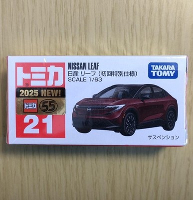 Tomica Discontinued Product 21 Nissan Leaf First Special Edition - Toy Car - M