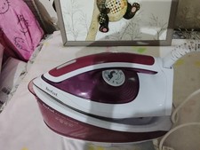 Tefal SV6110 Express Essential Steam Generator Iron - White & Ruby Red