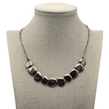 Silpada Hammered Disc Necklace  925 Sterling Silver