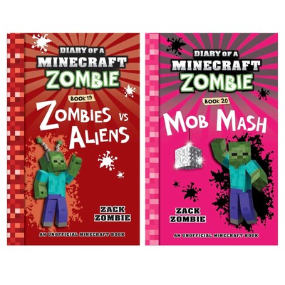 【子供向け洋書】Minecraft Zombie 34巻セット Diary of a Minecraft Zombie Books 11-20 by Zack Zombie books Set