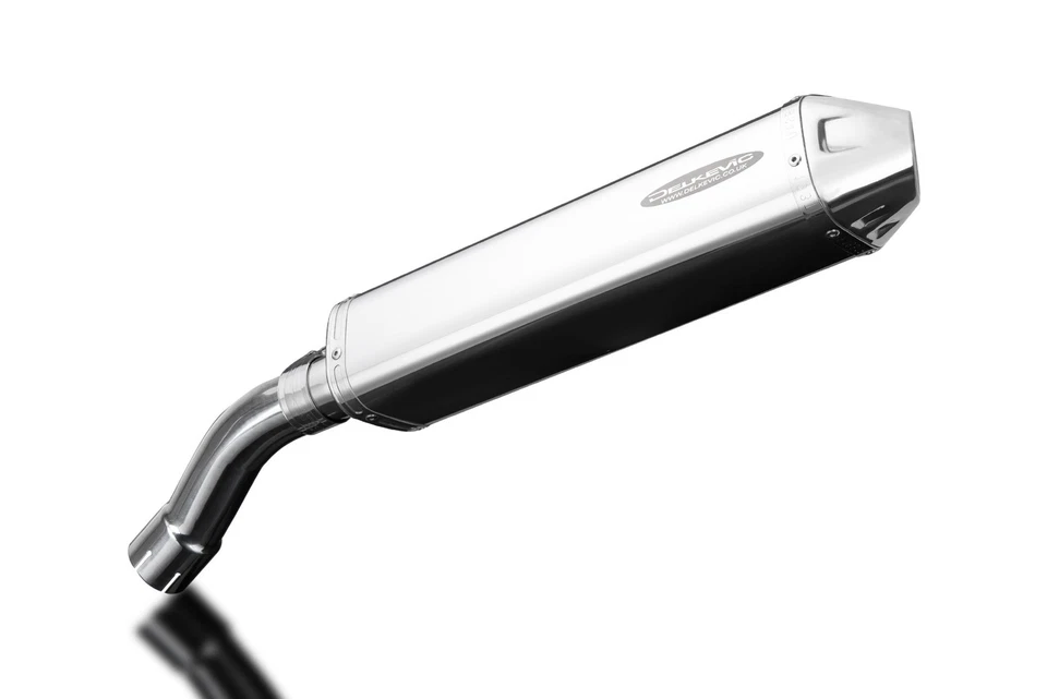 Kit silenciador de escape BMW F800R 2009-2016 Delkevic slip on 17" tri-oval aço inoxidável - Imagem 2 de 4