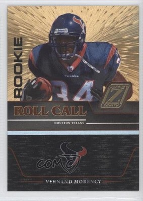2005 Donruss Zenith Rookie Roll Call Gold 61/100 Vernand Morency #RC-28 RC g6w