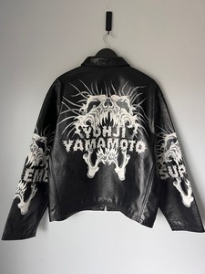 【新品】Supreme ヨウジヤマモトLeatherJACKET　確実本物　最安 Supreme - シュプリーム ×ヨウジヤマモト Yohji Yamamoto Y's by Yohji