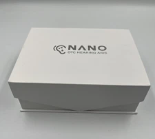 NANO CIC HEARING AIDS RECHARGEABLE WITH CHARGING STATION (Open Box New)