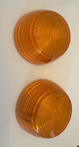OEM HONDA CB CL VINTAGE TURN SIGNAL AMBER LENS 33402-268-672