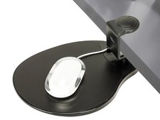 Clamp on Mouse Platform, Clip on Mouse Pad, Rotating 360, Easy Slide Out Tray...