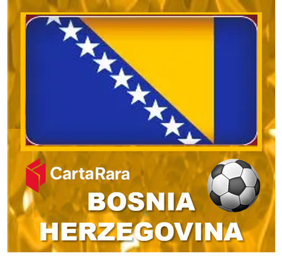 Bosnia Herzegovina 2026 Panini FIFA World Cup Stickers GOLD CRUMPLE Exclusive