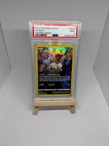 Pokemon Mew GG10/GG70 Crown Zenith Graded Slab - PSA 8