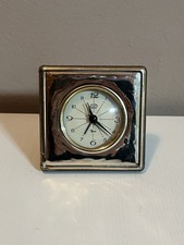orologio da tavolo vintage - metallo argentato