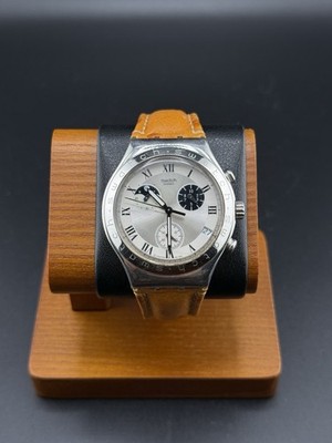 Swatch IRONY Watch Chronograph V8 - Four 4 Jewels - Swiss made 2002 Moonphase