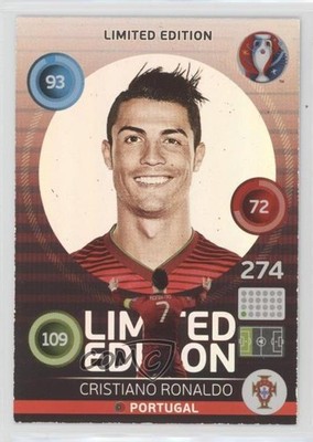 2016 Panini Adrenalyn XL UEFA Euro Limited Edition Cristiano Ronaldo (274) 4w7