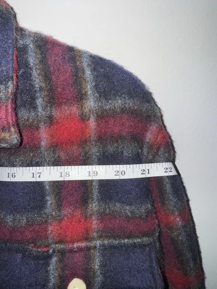 Xadrez All Saints Emerson mistura de lã botão para cima - Imagem 4 de 4